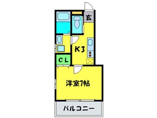 ＴＫアンバーコート堺東の物件間取画像